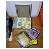 PICTURE FRAMES AND A PHOTO BOX