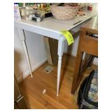 HOME MADE WOODEN TABLE, 34 IN X 23 IN X 31 IN, NO