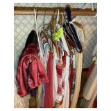 GROUP OF MISC TABLE CLOTHS, RED