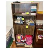 SECRETARY STYLE BOOK SHELF, 30 IN X 12 IN X 72 IN,