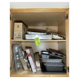 GROUP OF BAKING PANS, MUFFIN TINS, ETC