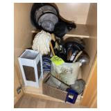 GROUP INCLUDING GRADERS, STRAINERS, SERVING UTENSI