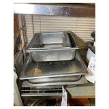 GROUP OF CHAFING PANS/RESTAURANT PANS