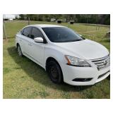 2014 Nissan Sentra Auto 4 door white