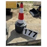 Group of 10 New Unused 2026 Safety Traffic Cones H