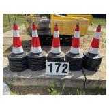 Group of 50 New Unused 2026 Safety Traffic Cones H