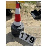 Group of 10 New Unused 2026 Safety Traffic Cones H