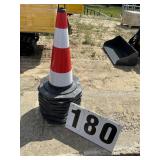 Group of 10 New Unused 2026 Safety Traffic Cones H