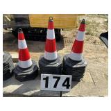 Group of 25 New Unused 2026 Safety Traffic Cones H