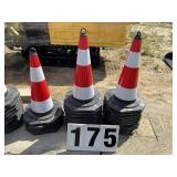 Group of 25 New Unused 2026 Safety Traffic Cones H
