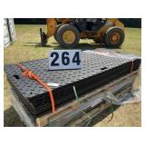 New Unused 2025 Aboss Ground Protection mats, blac