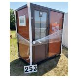 New Unused 2025 Aboss toilet and shower, wood grai