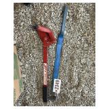 GROUP INCLUDING DRUM DEHEADER AND SHINGLE RIPPER