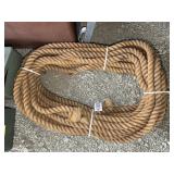 ROLL OF 1.5 IN ROPE, BROWN