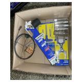 GROUP OF PLUMBING ITEMS INCLUDING, PLUMBERS WRENCH