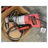 BOX WITH MILWAUKEE 1/2 IN DRILL