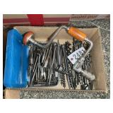GROUP INCLUDING BRACE HAND CRANK DRILL WITH MISC B