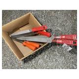 GROUP OF FILES, PLASTIC HANDLES