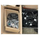 GROUP OF MISC BOAT LIFT ITEMS, POWER CORDS, ELECTR
