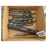 GROUP OF TAPER SHANK DRILL BITS FOR MACHINING