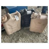 GROUP OF 3, 5 GALLON WATER CANISTERS