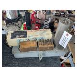 MISC GROUP INCLUDING KNIFE GRINDING HOLDER, METAL