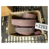 GROUP OF SAND PAPER AND EMERY CLOTH