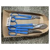 GROUP OF METAL CUTTING TOOLS, SHEARS