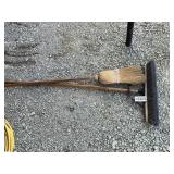 PAIR OF BROOMS