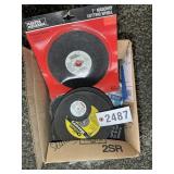 GROUP OF CUTTING WHEELS, VARIOUS SIZES