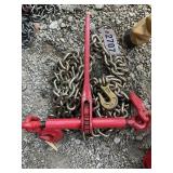 3/8 IN DOUBLE HOOK CHAIN WITH 3/8 TO 1/2 IN CHAIN