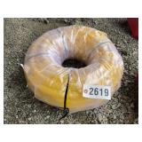 ROLL OF LDPE SPLIT TUBING, YELLOW