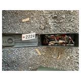 METAL AMMO CAN WITH CONTENTS, MISC MACHINING BITS