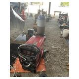 LINCOLN 350 MP POWER MIG WELDER ON CART WITH TANK