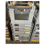 PAIR OF KIMBALL MIDWEST PARTS CABINETS WITH 4 PULL