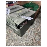 METAL AMMO CAN WITH ASSORTED CHAIN, CLEVISES, AND
