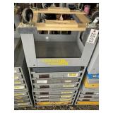 PAIR OF KIMBALL MIDWEST PARTS CABINETS WITH 4 PULL