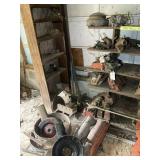 LEFT SIDE OF SHELF WITH MISCELLANEOUS CHEVROLET 34