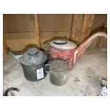 GROUP OF VINTAGE OIL/GAS CANS