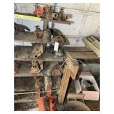 RIGHT SIDE OF SHELF WITH MISCELLANEOUS CHEVY 348 E
