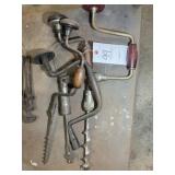GROUP OF VINTAGE HAND-CRANK DRILLS