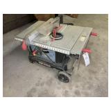 TASK FORCE 10 INCH TABLE SAW WITH MOBILE STAND