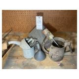 GROUP OF FUNNELS AND OIL SPOUTS AND BROOKINS OIL C