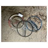 GROUP OF STEERING WHEELS