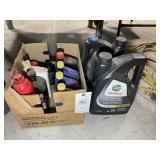 GROUP OF ASSORTED OILS, INCLUDING CASTROL EDGE 5W-