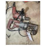 GROUP INCLUDING MILWAUKEE RIGHT-ANGLE HAMMER DRILL