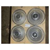 GROUP OF FOUR 1964 CHEVROLET HUBCAPS