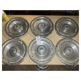 GROUP OF FIVE 1971 CHEVROLET NOVA HUBCAPS