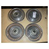 GROUP OF FOUR 1964 CHEVY IMPALA HUBCAPS