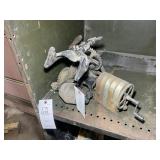 VINTAGE ITEMS INCLUDING CIRCULAR BLADE SHARPENER A